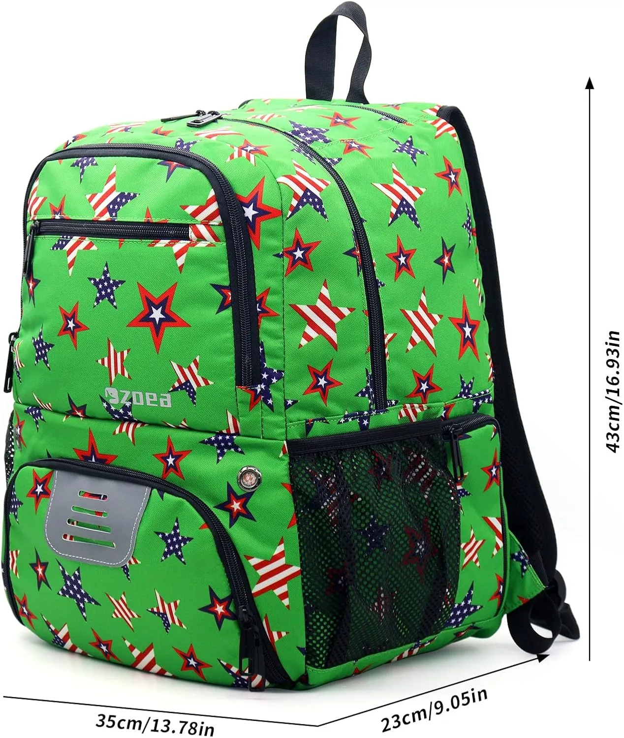 ZOEA Youth Soccer Bags - Boys Girls Backpack for Soccer, Basketball & Football & Volleyball with Ball Compartment
